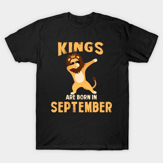 Cute King Are Born In September T-shirt Birthday Gift T-Shirt by johnbbmerch